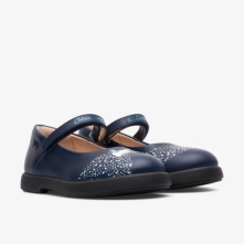 Camper Navy Ballerinas Kids - Twins Online Ireland | MECUP4082